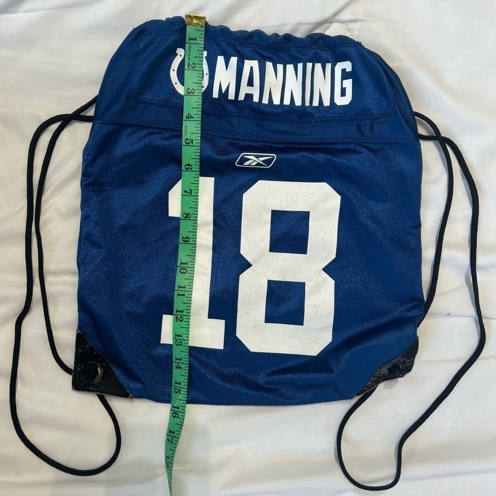 Peyton Manning Indianapolis Colts Reebok Drawstring Backpack - Picture 3 of 7
